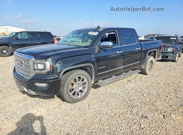 3GTU2PEJ8JG530316 2018 GMC SIERRA Черный Задняя левая четверть