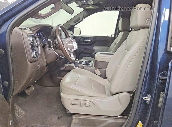 3GTU9DED6NG217629 2022 GMC SIERRA Blue წინა სალონის ხედი
