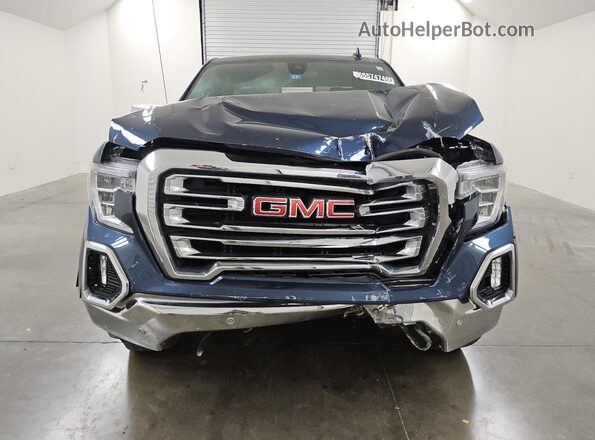 3GTU9DED6NG217629 2022 GMC SIERRA Blue VIN კოდის სტიკერის ხედი