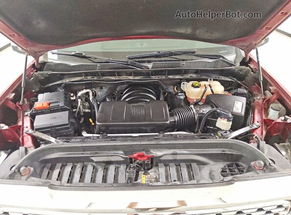3GTU9FEL7LG168506 2020 GMC SIERRA Red Вид задньої частини салону