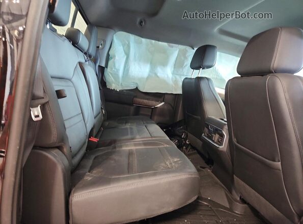 3GTU9FET3MG421452 2021 GMC SIERRA Black უკანა სავარძლების ხედი