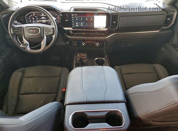 3GTUUDED0RG197611 2024 GMC SIERRA White Widok deski rozdzielczej