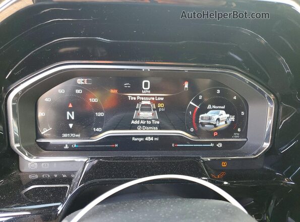 3GTUUDED1RG115773 2024 GMC SIERRA Silver Вид щитка приладів