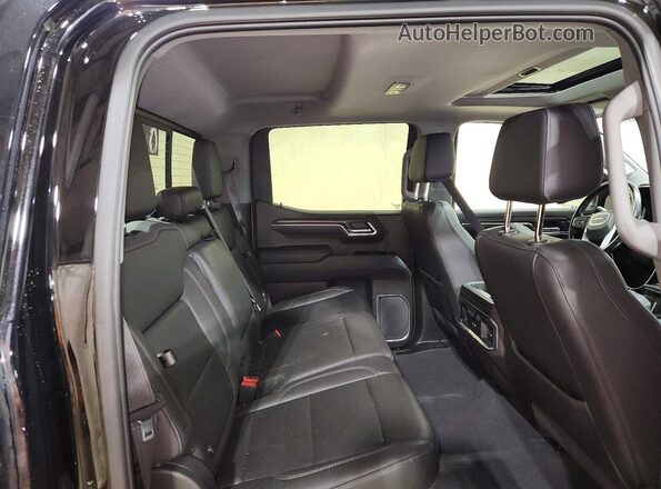 3GTUUDED6NG657591 2022 GMC SIERRA Black Rear seats view
