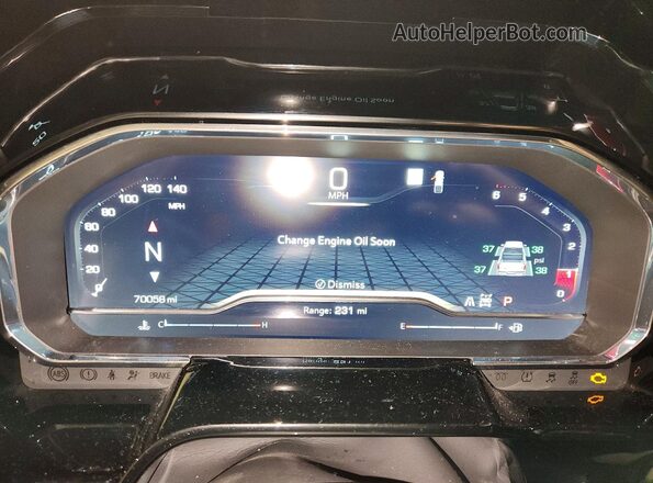 3GTUUDED6NG657591 2022 GMC SIERRA Black Instrument cluster view