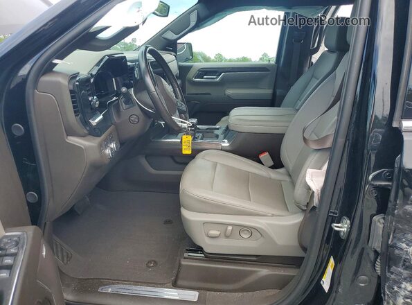 3GTUUDED6RG200494 2024 GMC SIERRA Черный Вид салона спереди
