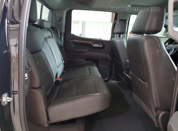 3GTUUDEL8NG657325 2022 GMC SIERRA Black Հետևի նստատեղերի տեսք