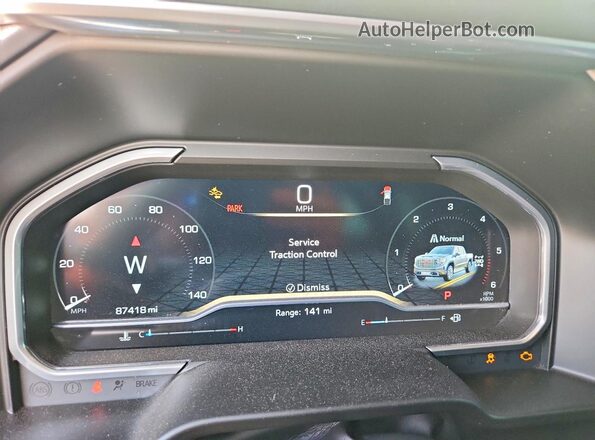 3GTUUGE81PG273595 2023 GMC SIERRA White Instrument cluster view