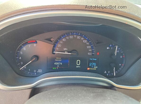 3GYFNBE33GS533614 2016 CADILLAC SRX Brown Instrument cluster view