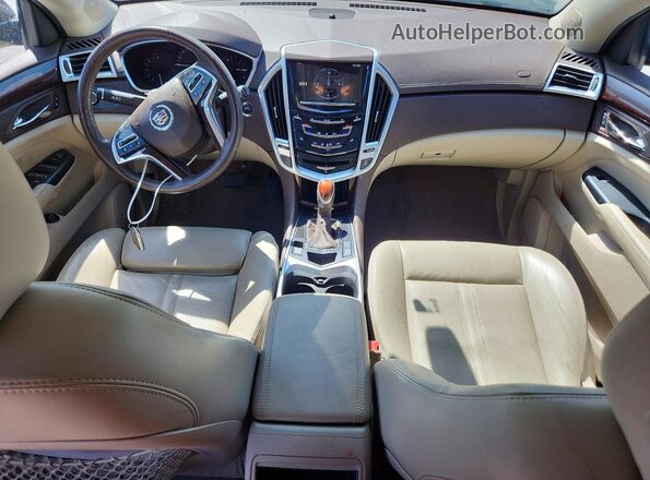 3GYFNBE33GS533614 2016 CADILLAC SRX Brown Dashboard view