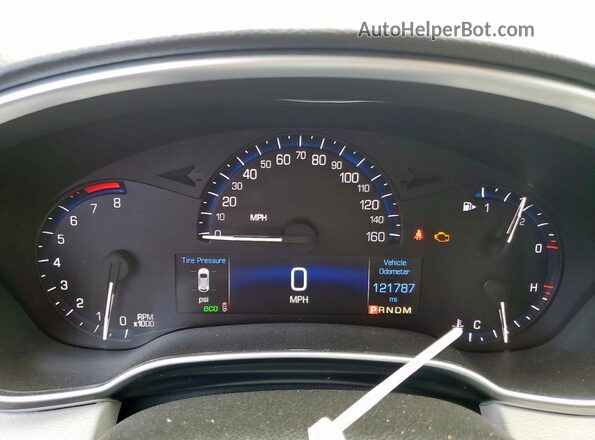 3GYFNCE38GS516474 2016 CADILLAC SRX White Սարքավորումների վահանակի տեսք