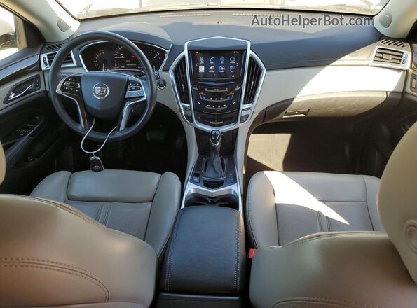 3GYFNEE35GS578510 2016 CADILLAC SRX Серебряный Вид панели приборов