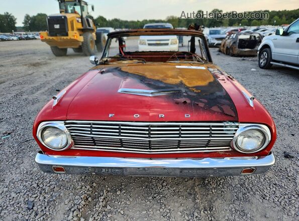 3H15U222816 1963 FORD FALCON Red Vista frontal