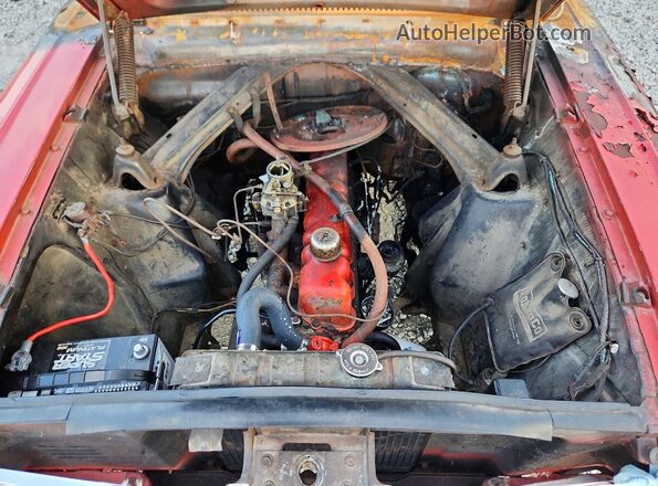 3H15U222816 1963 FORD FALCON Red Vista interior trasera