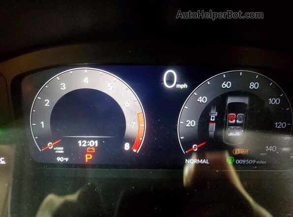 3HDSA2H59SM714936 2025 ACURA ADX Белый Вид щитка приборов