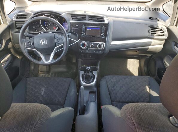 3HGGK5G50HM703535 2017 HONDA FIT Белый Вид панели приборов