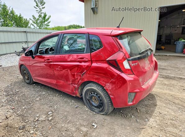 3HGGK5G57HM707842 2017 HONDA FIT Красный Задняя левая четверть