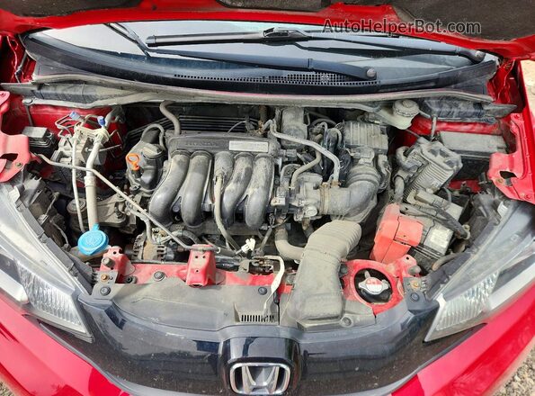 3HGGK5G57HM707842 2017 HONDA FIT Красный Вид задней части салона