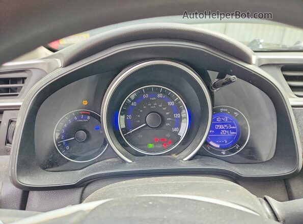 3HGGK5G57HM707842 2017 HONDA FIT Красный Вид щитка приборов