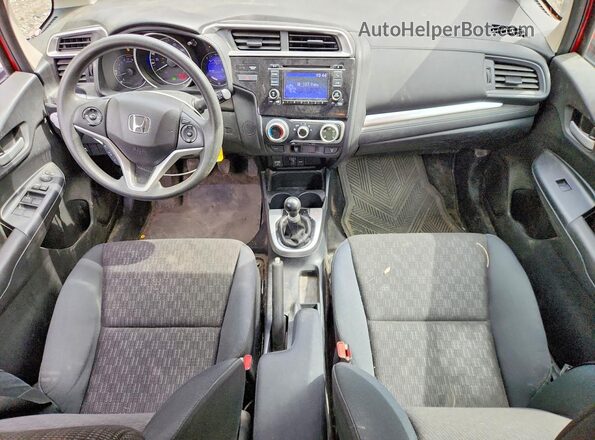 3HGGK5G57HM707842 2017 HONDA FIT Красный Вид панели приборов