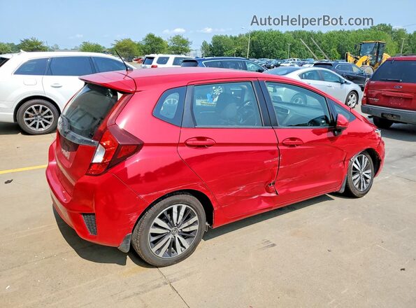 3HGGK5G7XHM704676 2017 HONDA FIT Красный Задняя правая четверть