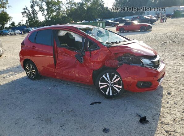 3HGGK5H01JM700488 2018 HONDA FIT Красный Передняя правая четверть