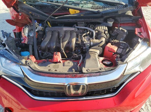 3HGGK5H01JM700488 2018 HONDA FIT Красный Вид подкапотного пространства