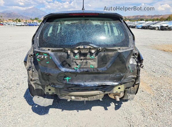 3HGGK5H44JM735349 2018 HONDA FIT Black უკანა ხედი