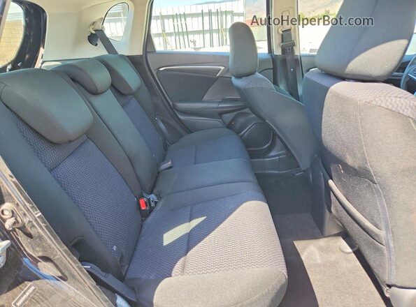 3HGGK5H44JM735349 2018 HONDA FIT Black უკანა სავარძლების ხედი