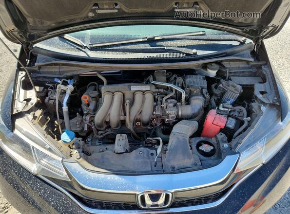 3HGGK5H44JM735349 2018 HONDA FIT Black უკანა სალონის ხედი