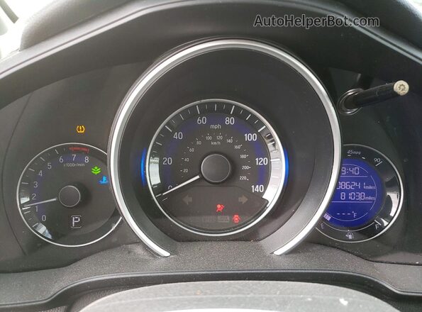 3HGGK5H45LM711130 2020 HONDA FIT White Вид щитка приладів