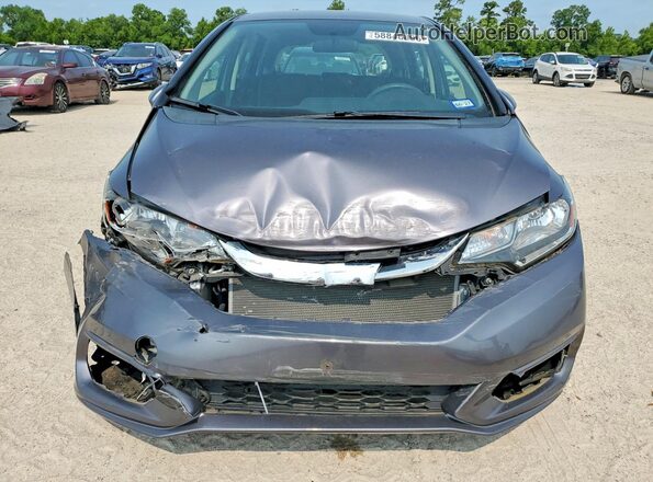 3HGGK5H46KM747262 2019 HONDA FIT Gray Вид спереду