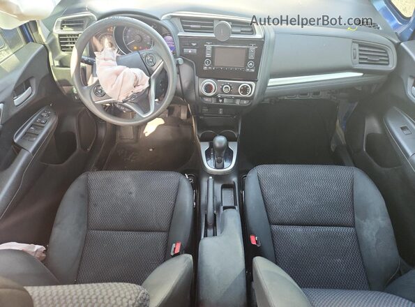 3HGGK5H49JM702301 2018 HONDA FIT Синий Вид панели приборов