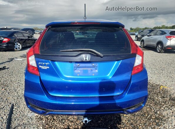 3HGGK5H49JM702301 2018 HONDA FIT Синий Вид сзади