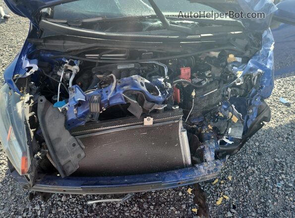 3HGGK5H49JM702301 2018 HONDA FIT Синий Вид задней части салона