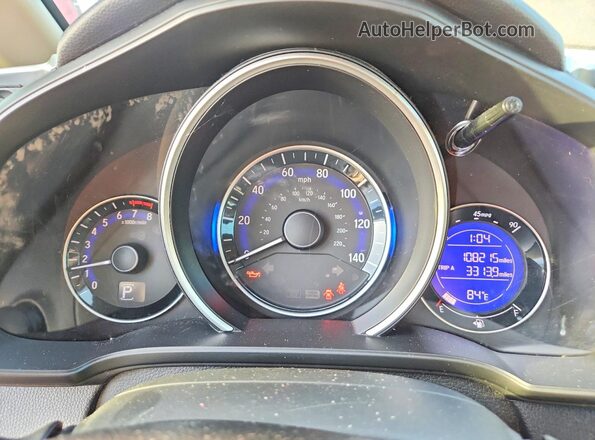 3HGGK5H67JM706591 2018 HONDA FIT Black Vista del cuadro de instrumentos