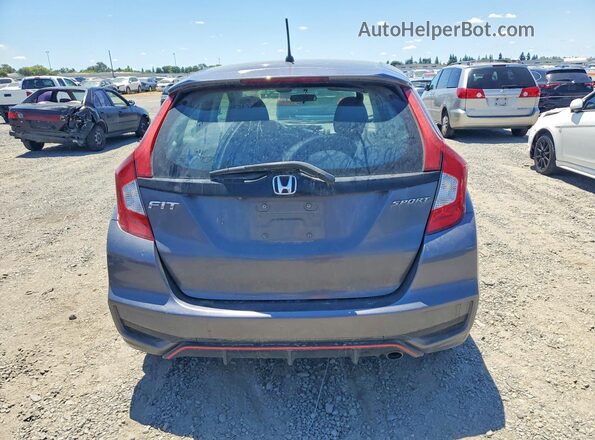 3HGGK5H68LM725217 2020 HONDA FIT Gray Вид ззаду