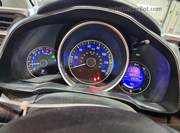 3HGGK5H88HM702688 2017 HONDA FIT Purple Instrument cluster view