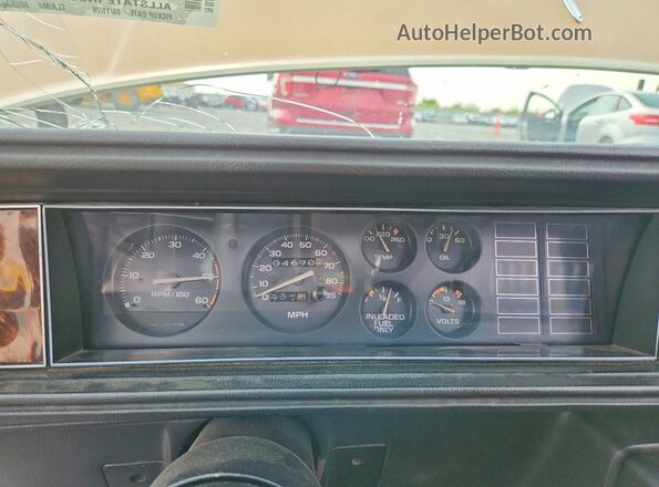 3K47R9M551744 1979 OLDSMOBILE CUTLAS Двухцветный Вид щитка приборов