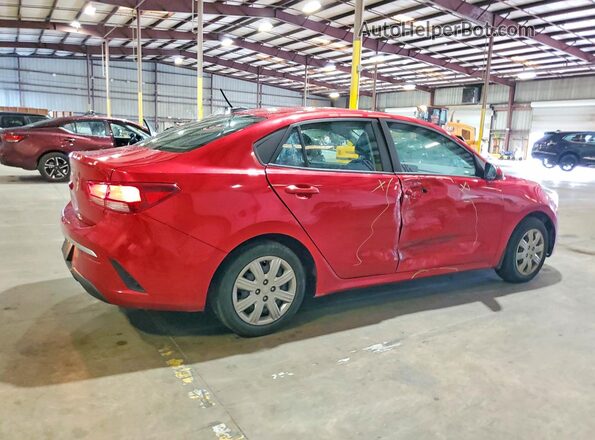 3KPA24AD0NE439530 2022 KIA RIO Red უკანა მარჯვენა