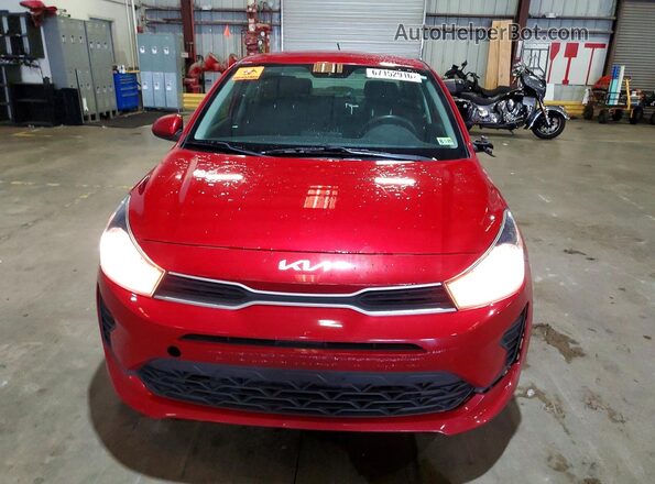 3KPA24AD0NE439530 2022 KIA RIO Red წინა ხედი