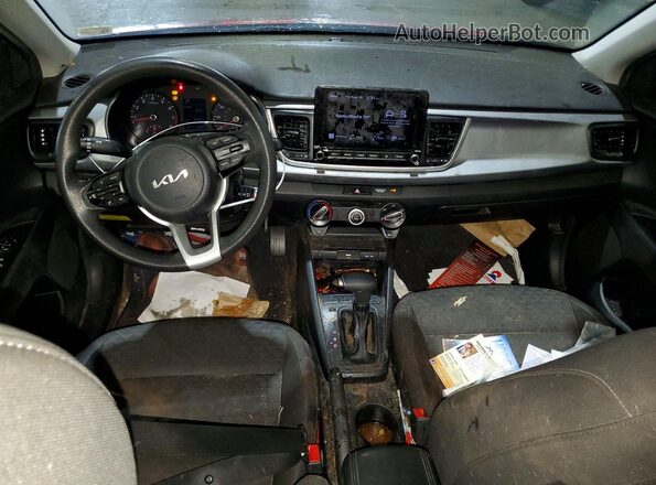 3KPA24AD0NE439530 2022 KIA RIO Red წინა პანელის ხედი