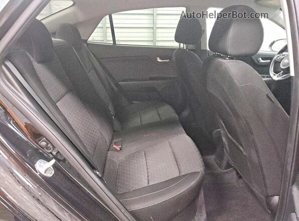 3KPA24AD3LE314230 2020 KIA RIO Black Հետևի նստատեղերի տեսք