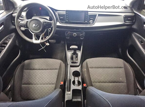 3KPA24AD3LE314230 2020 KIA RIO Black Առջևի վահանակի տեսք