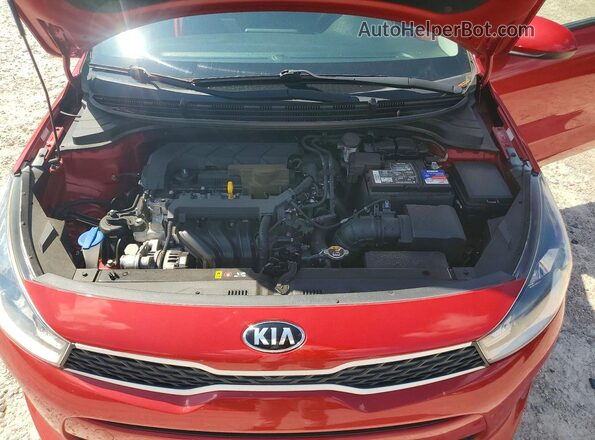 3KPA24AD4LE314771 2020 KIA RIO Red Widok wnętrza z tyłu