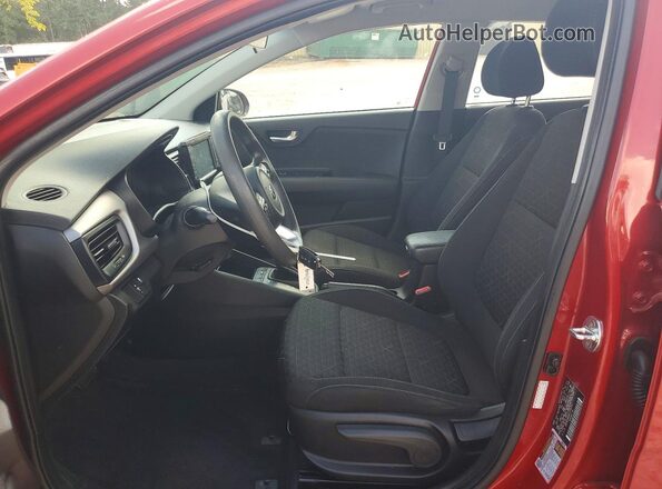 3KPA24AD4LE314771 2020 KIA RIO Red Widok wnętrza z przodu