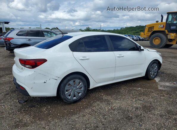 3KPA24AD4LE333837 2020 KIA RIO White უკანა მარჯვენა