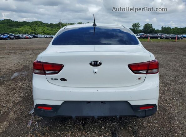 3KPA24AD4LE333837 2020 KIA RIO White უკანა ხედი