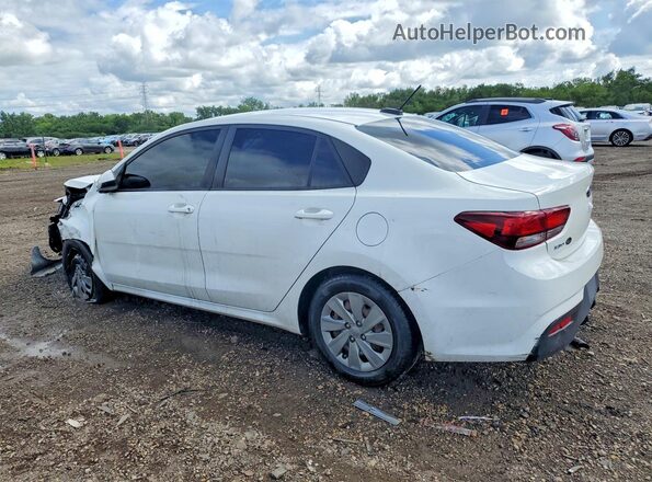 3KPA24AD4LE333837 2020 KIA RIO White უკანა მარცხენა