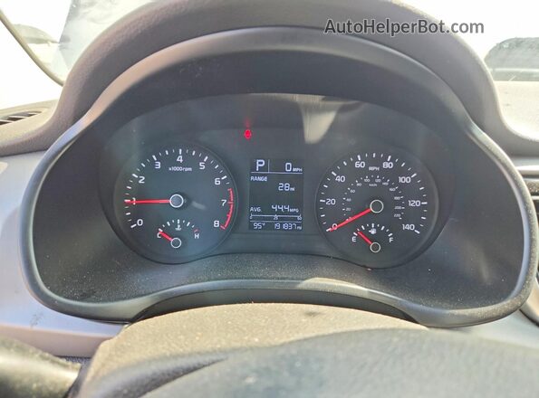 3KPA24AD7NE437323 2022 KIA RIO Silver Instrument cluster view